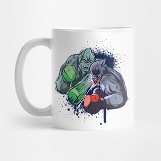 Cool Fantasy Boxing Creatures Mug